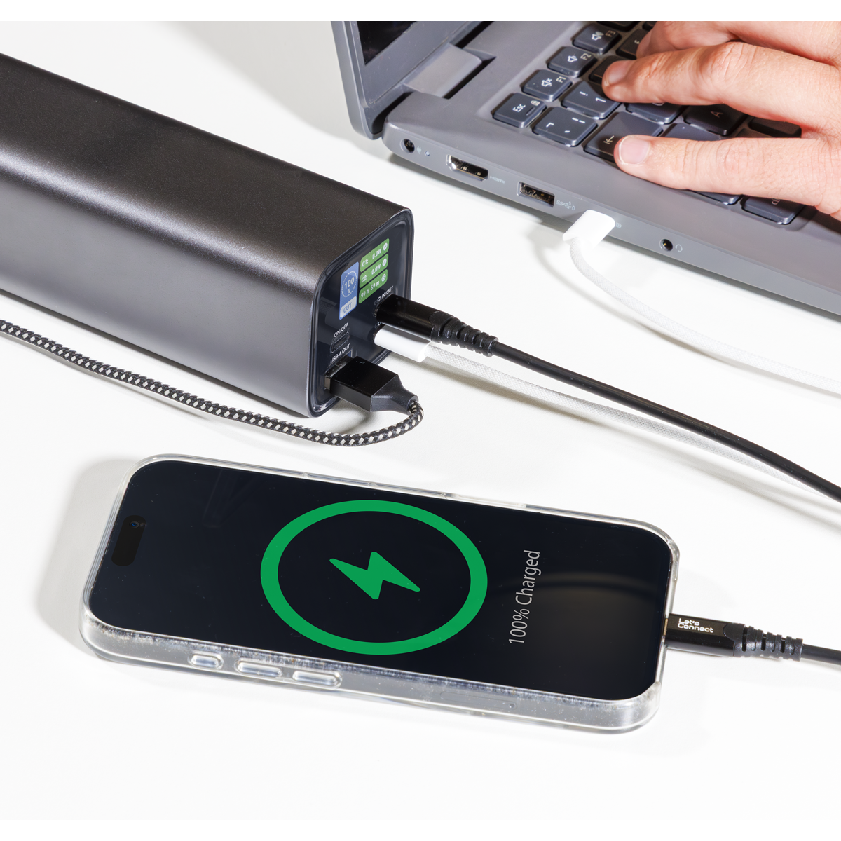 Dellonda DL168 Portable Power Bank 140W 27000mAh - additional view 16