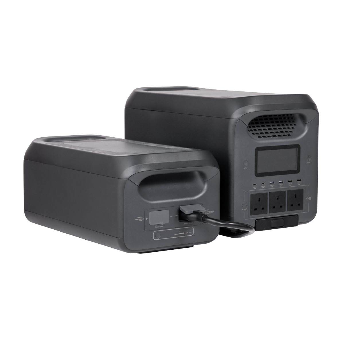 Dellonda DL182 Portable Power Station 3000W & Battery Expansion Pack 2560Wh