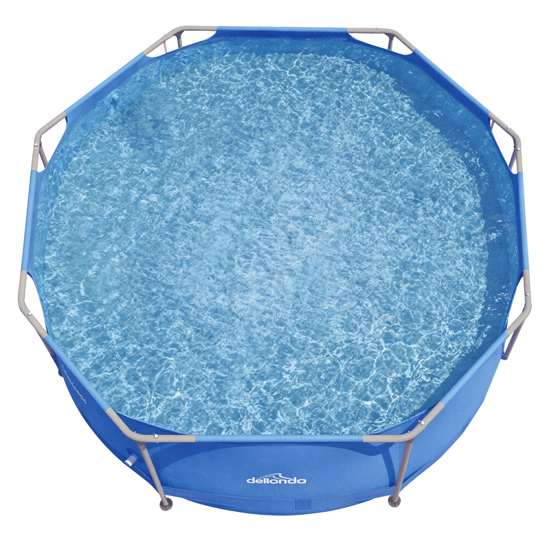 Dellonda DL19 Steel Frame Round Swimming Pool & Filter Pump 10ft - Blue - additional view 9