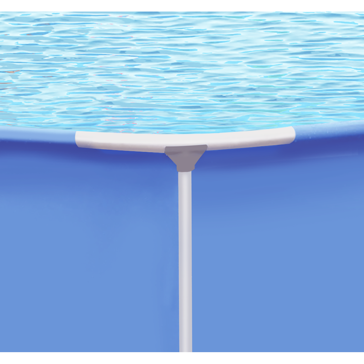 Dellonda DL20 Steel Frame Round Swimming Pool with Filter Pump 12ft - Blue - additional view 2