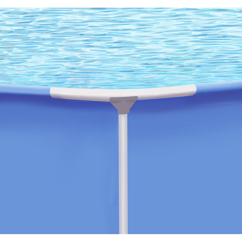 Dellonda DL20 Steel Frame Round Swimming Pool with Filter Pump 12ft - Blue - additional view 2