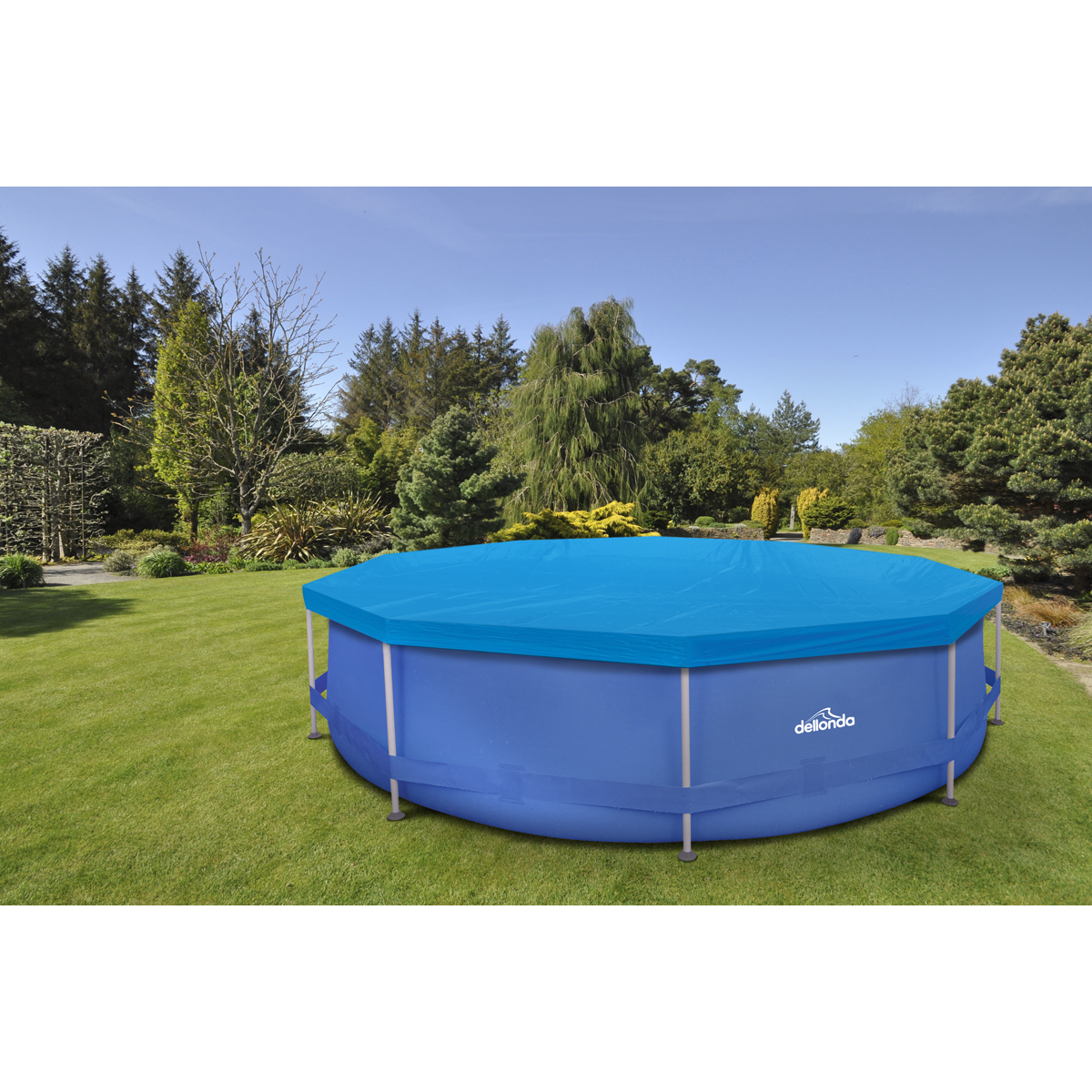 Dellonda DL41 Swimming Pool Top Cover with Rope Ties for DL20 - additional view 2