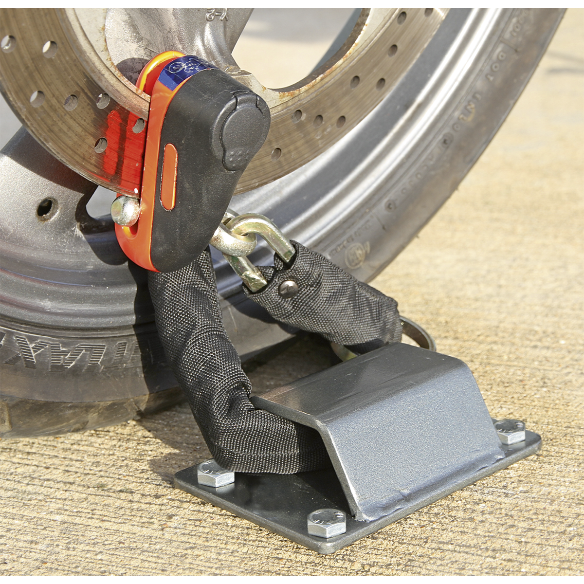 Sealey MCGA01 Motorcycle Ground Anchor with 4 Security Bolts - additional view 3