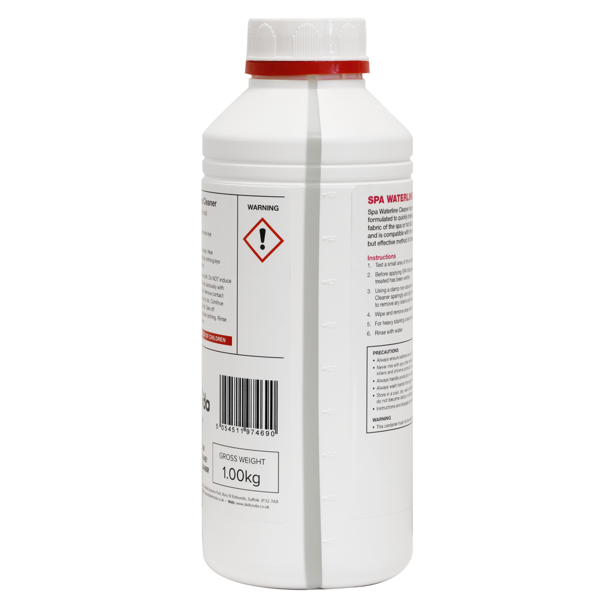 Dellonda DL58 Hot Tub/Spa Waterline/Surface Cleaner 1L - additional view 4