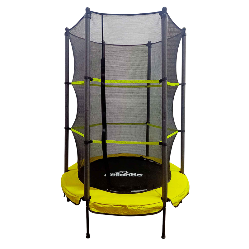 Dellonda DL65 Mini Trampoline with Safety Enclosure Net 4.6ft