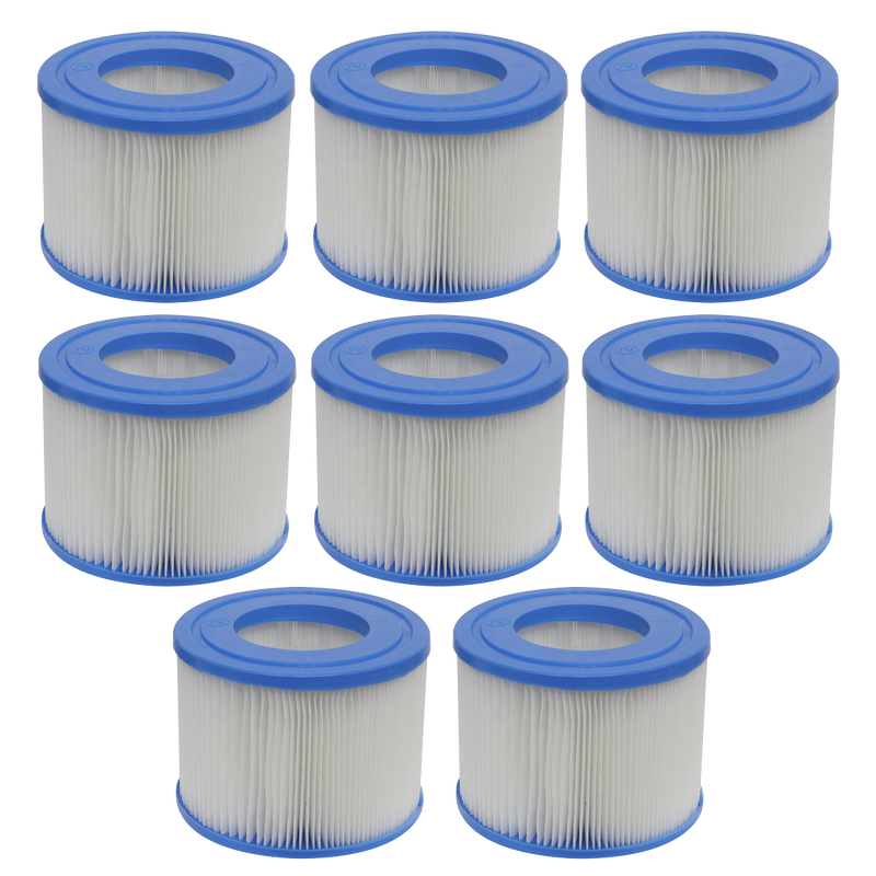 Dellonda DL81 Hot Tub/Spa Filter Cartridge - Pack of 8
