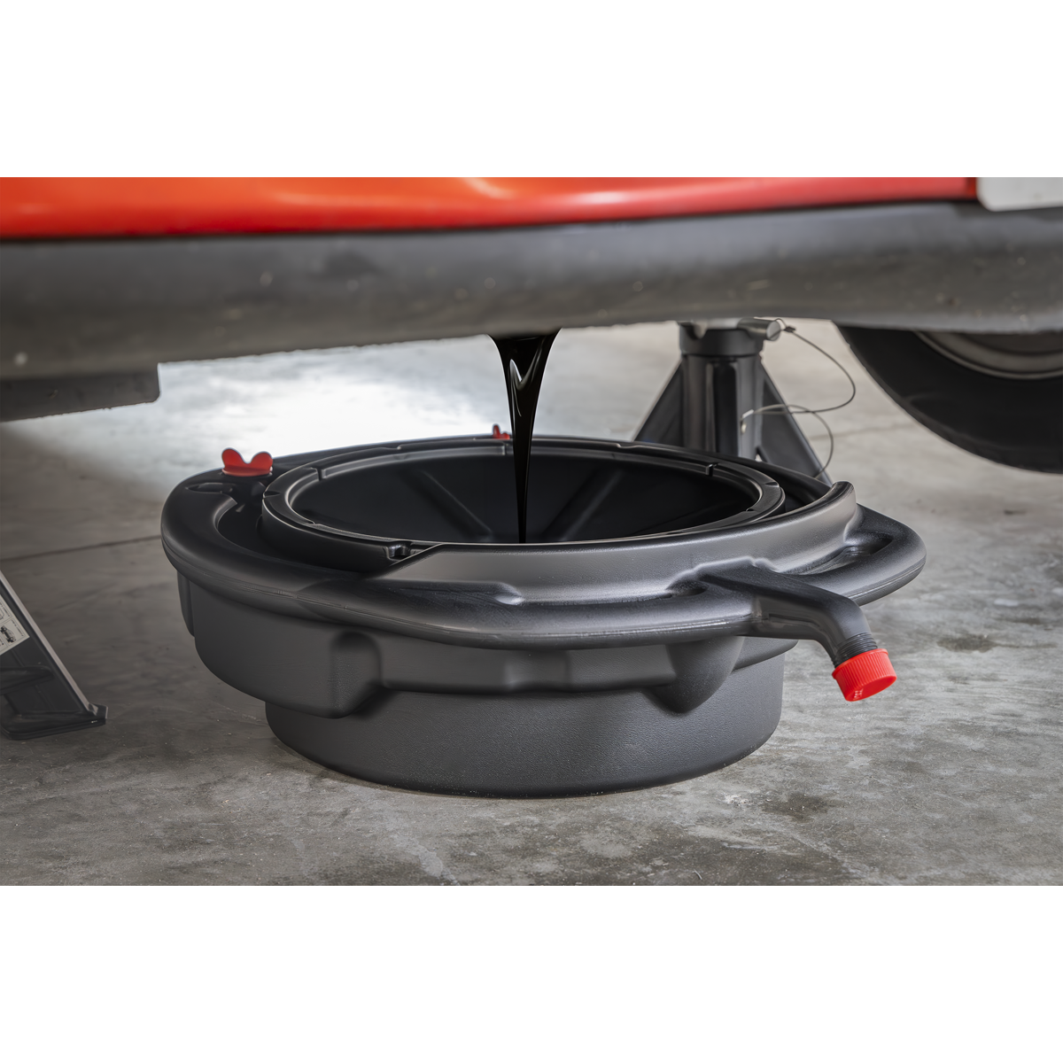 Sealey DRP38 Oil/Fluid Drain Pan & Recycling Container 8L - additional view 4