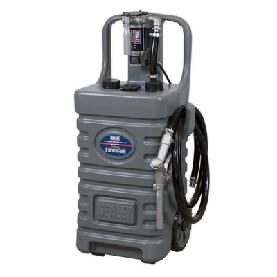 Sealey DT55GCOMBO1 Mobile Dispensing Tank with Diesel Pump 55L - Grey