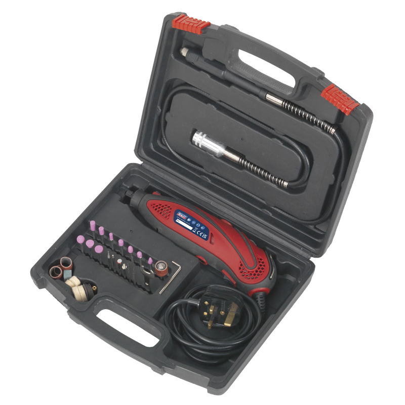 Sealey E540 Multipurpose Rotary Tool & Engraver Kit 230V 40pc - additional view 9