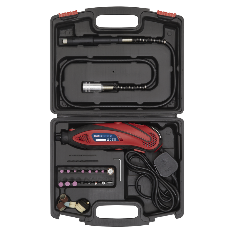 Sealey E540 Multipurpose Rotary Tool & Engraver Kit 230V 40pc - additional view 2