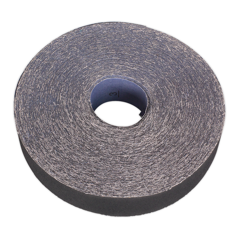Sealey ER255080 Emery Roll 80Grit 25mm x 50m - Blue Twill - additional view 2