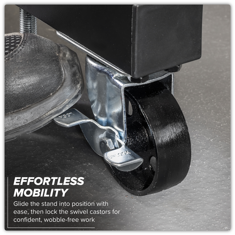 Sealey ES680DS Viking Folding 360º Rotating Engine Stand with Geared Handle & Drain Pan - additional view 13