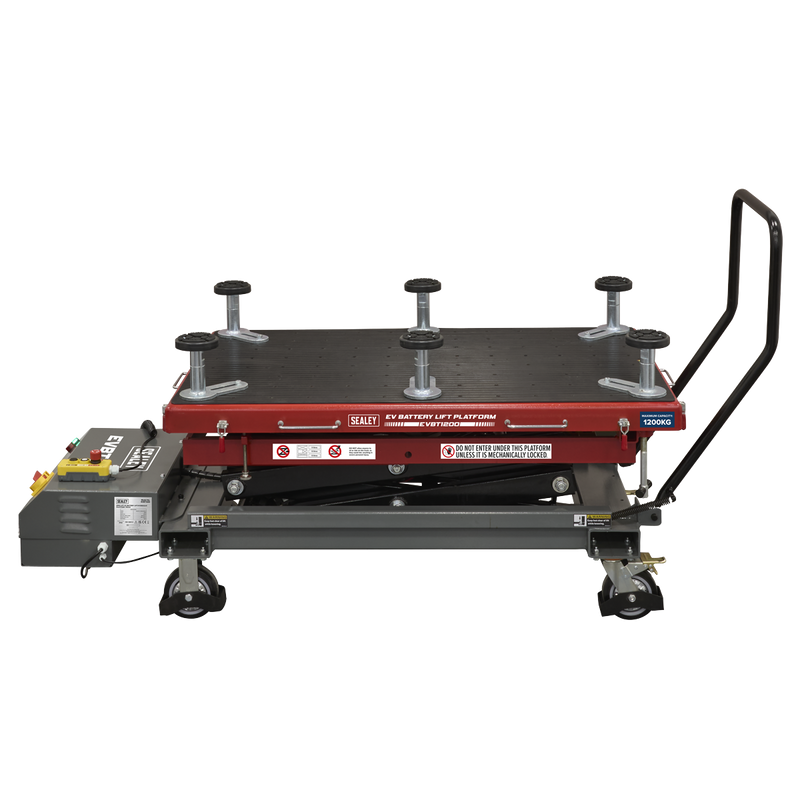 Sealey EVBT1200 High Lift EV Battery Lift/Hydraulic Platform Truck 1200kg Capacity - additional view 10
