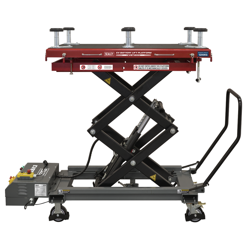 Sealey EVBT1200 High Lift EV Battery Lift/Hydraulic Platform Truck 1200kg Capacity - additional view 11