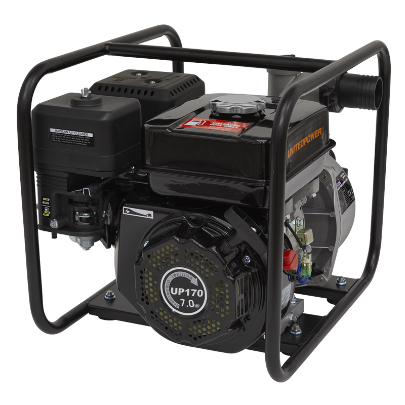Sealey EWP050 Petrol Powered Water Pump 50mm 7hp 4-Stroke Engine - additional view 2