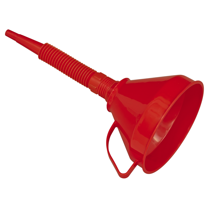 Sealey F16F Flexible Spout Funnel with Filter 160mm - Medium - additional view 3
