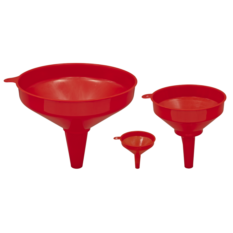 Sealey F98 Fixed Spout Funnel Set 3pc - additional view 3