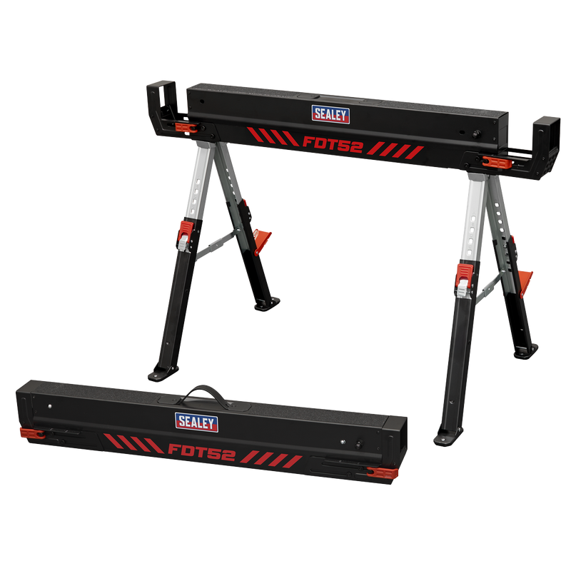 Sealey FDT52 Adjustable Sawhorse Set 2pc - additional view 5