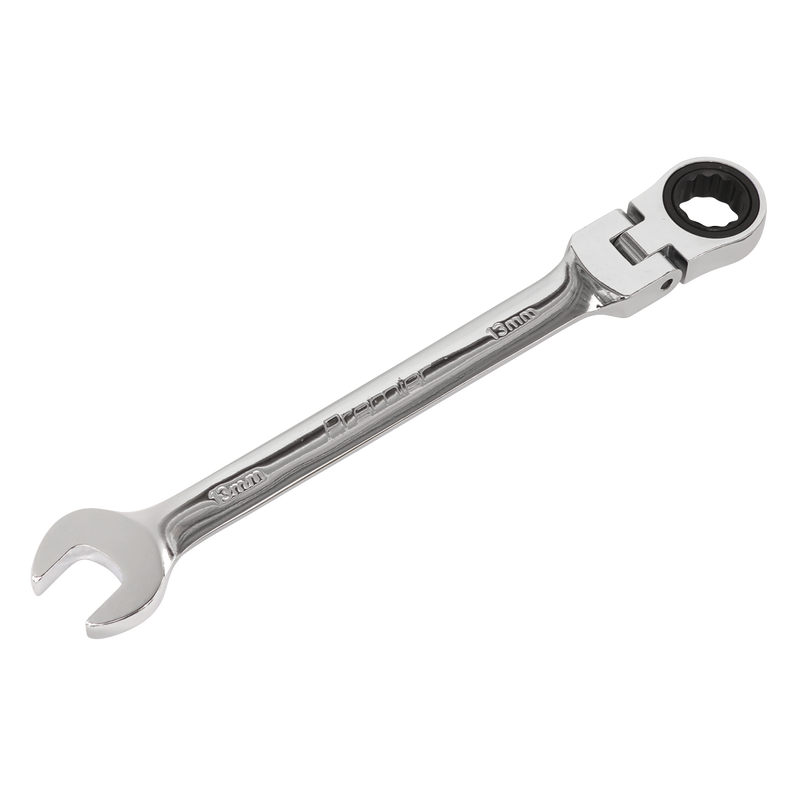 Sealey FHRCW13 Premier Flexi-Head Ratchet Combination Spanner 13mm - additional view 2
