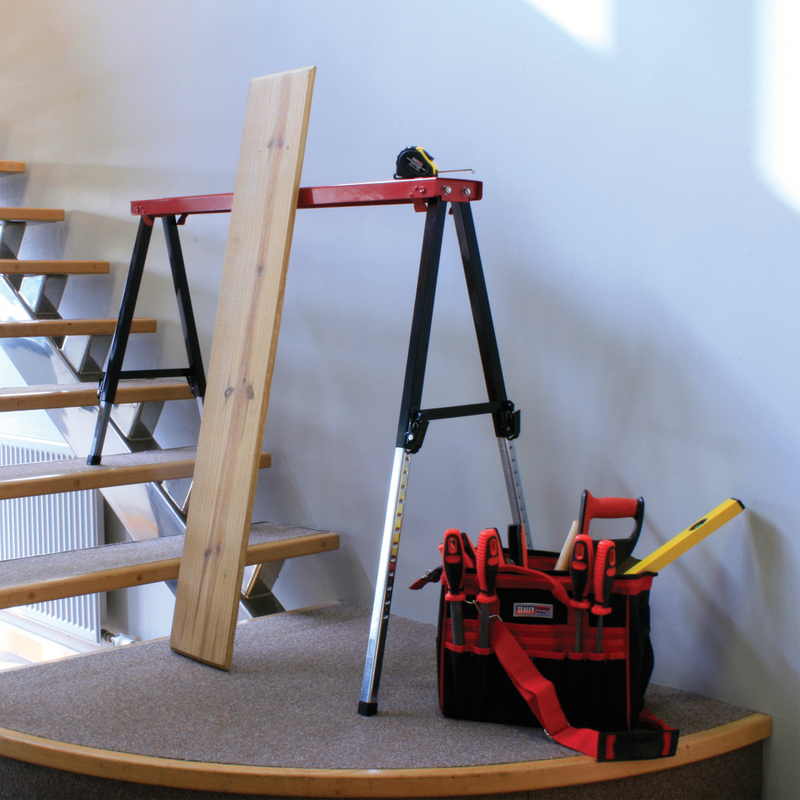 Sealey FTAL12 Fold Down Trestle with Adjustable Legs - Pair - additional view 8