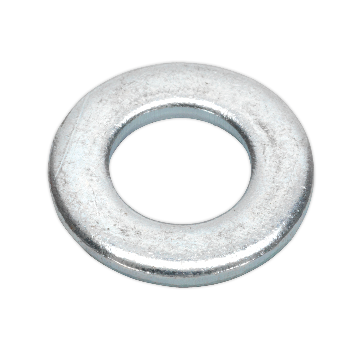Sealey FWA1021 Zinc Plated Form A Flat Washer M10 x 21mm, DIN 125 - Pack of 100