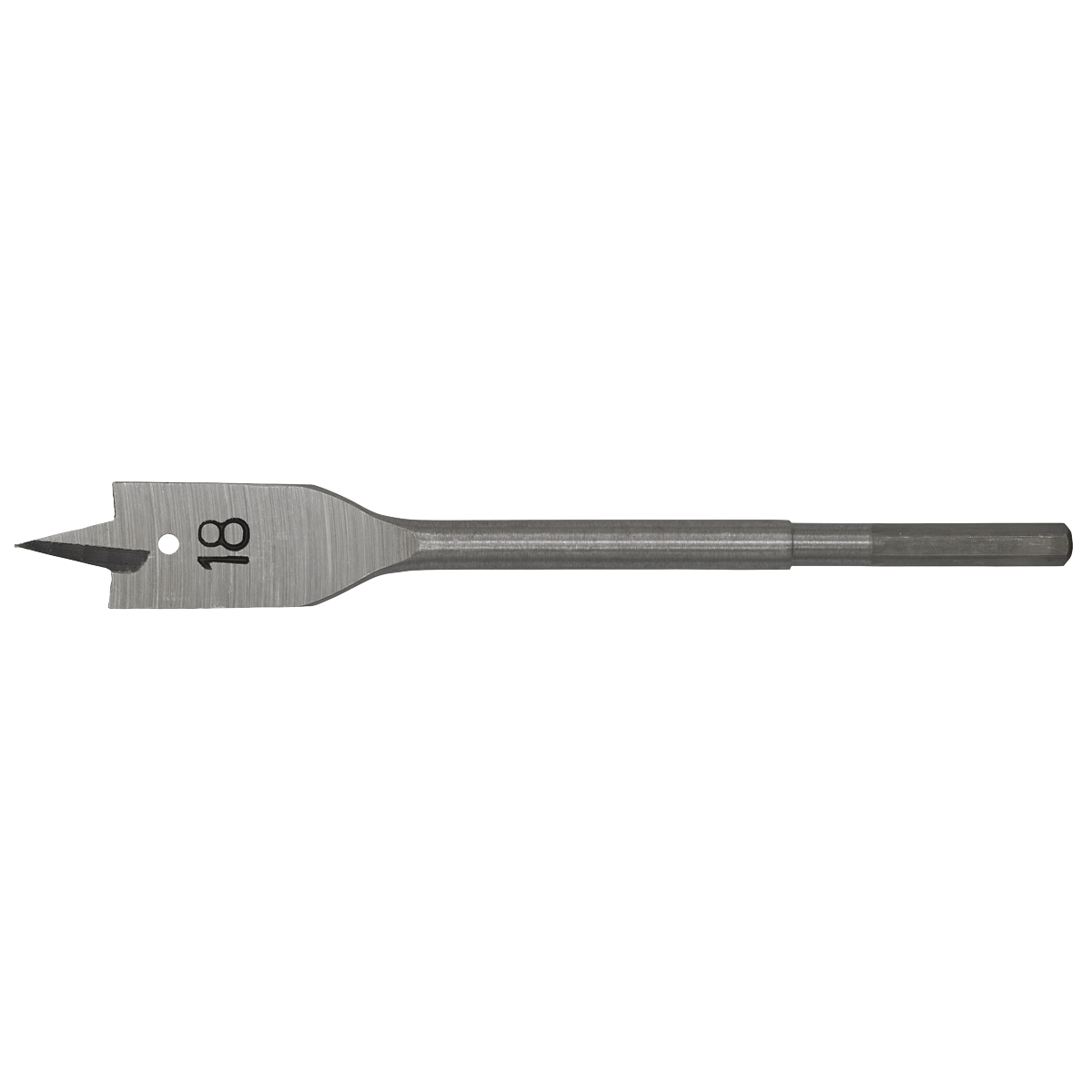 Sealey FWB18 Flat Wood Drill Bit 18mm x 152mm
