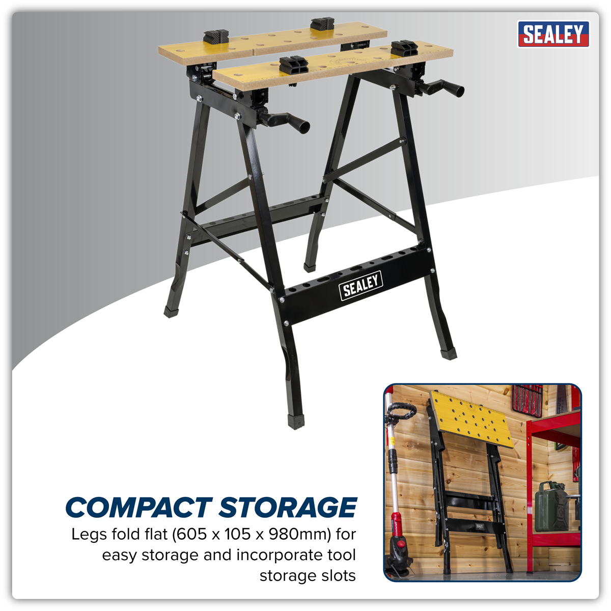 Sealey FWB3 Tilt & Clamp Folding Workbench - additional view 18