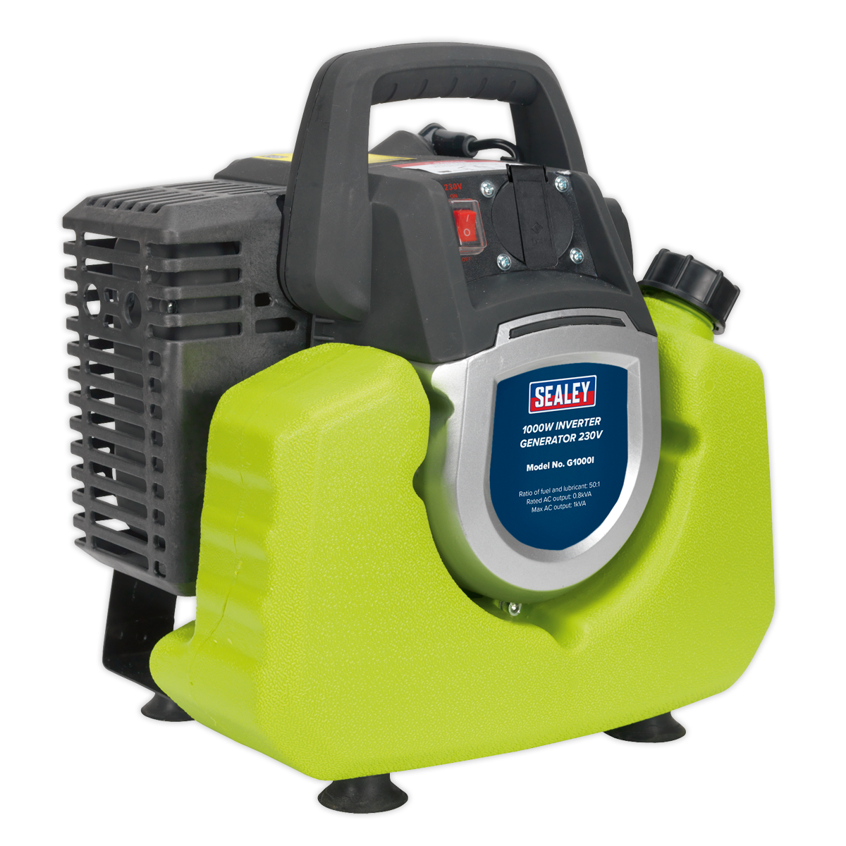Sealey G1000I 1000W Inverter Generator 2-Stroke Engine 230V