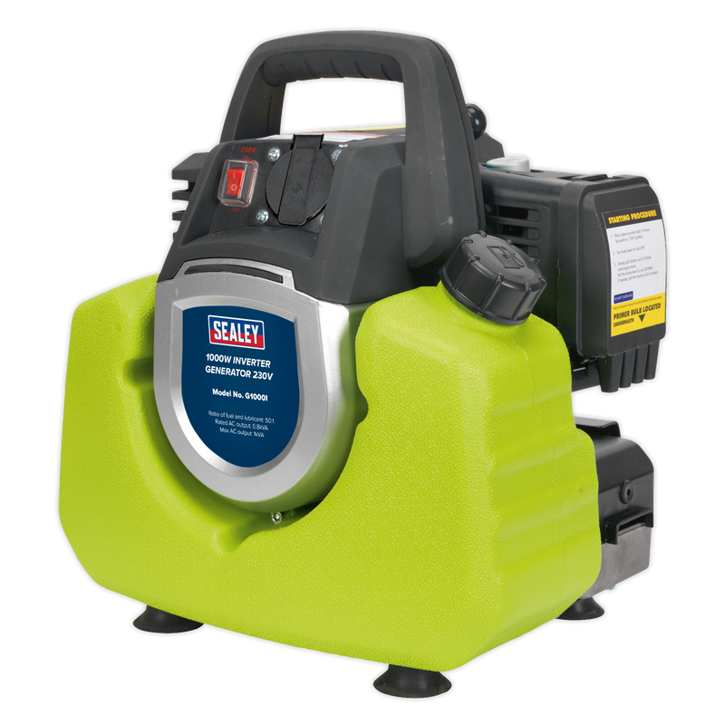 Sealey G1000I 1000W Inverter Generator 2-Stroke Engine 230V - additional view 4