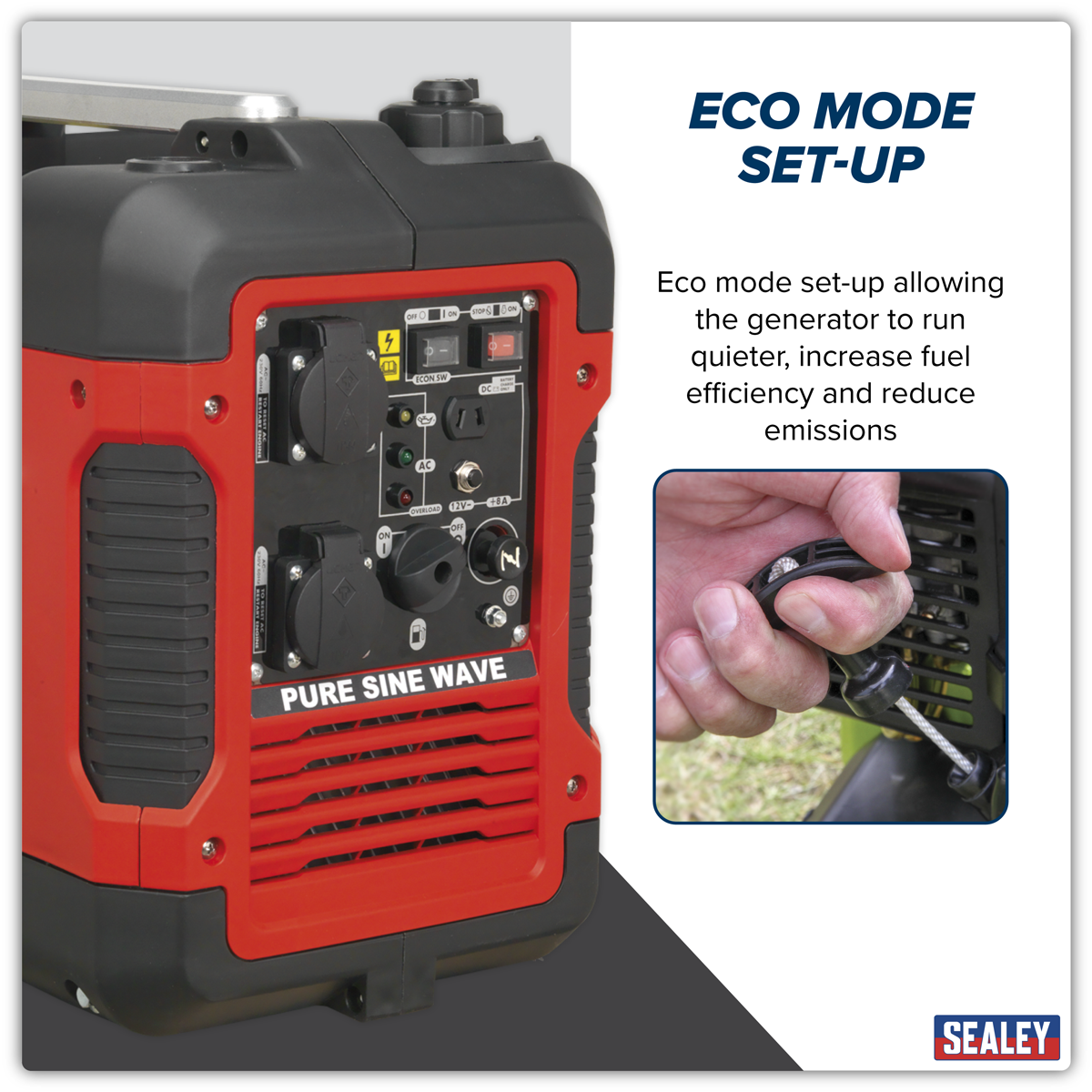 Sealey G2000I 2000W Inverter Generator 4-Stroke Engine 230V - additional view 12