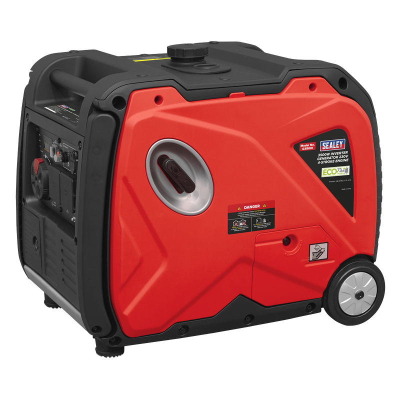 Sealey G3500I 3500W Inverter Generator 4-Stroke Engine 230V - additional view 3