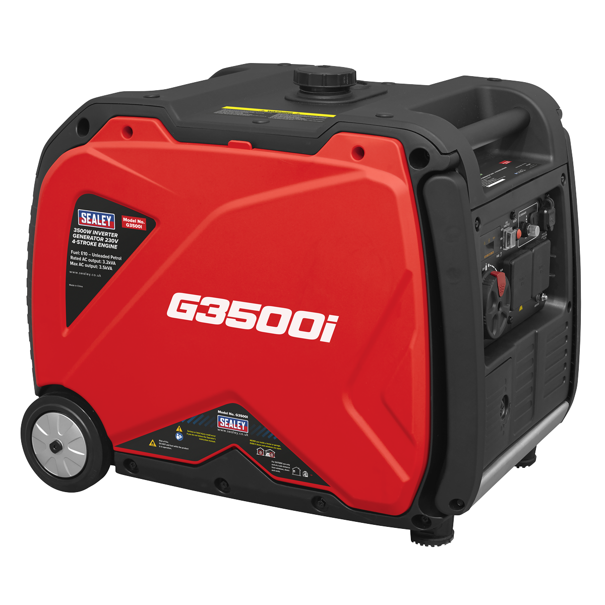 Sealey G3500I 3500W Inverter Generator 4-Stroke Engine 230V - additional view 4