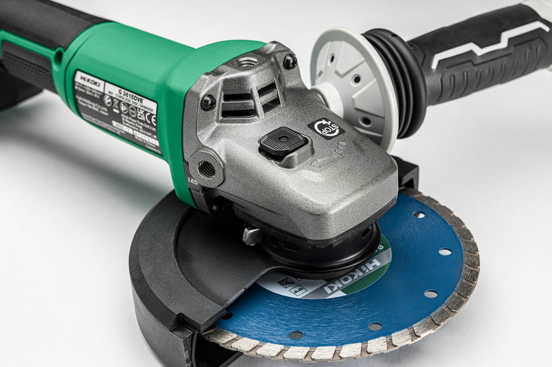 HiKOKI G3615DVEW2Z 36V MULTI VOLT Braked Brushless 150mm Angle Grinder with Side Switch - Body Only - view 3
