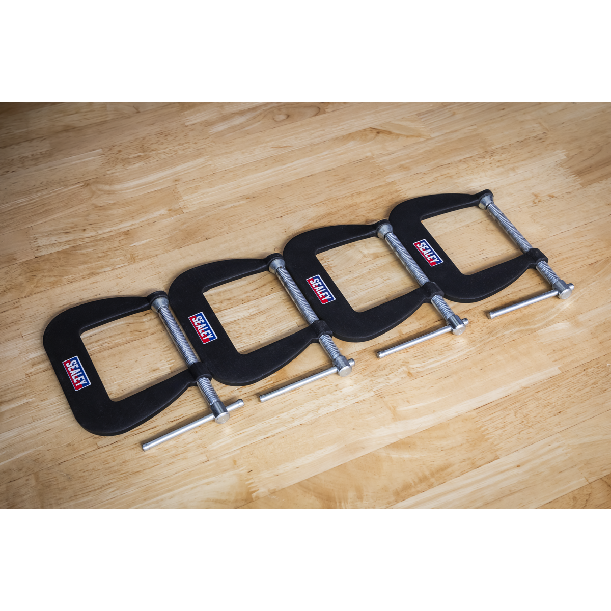 Sealey GCC01 Junior C-Clamp Set 64 x 64mm 4pc - additional view 7