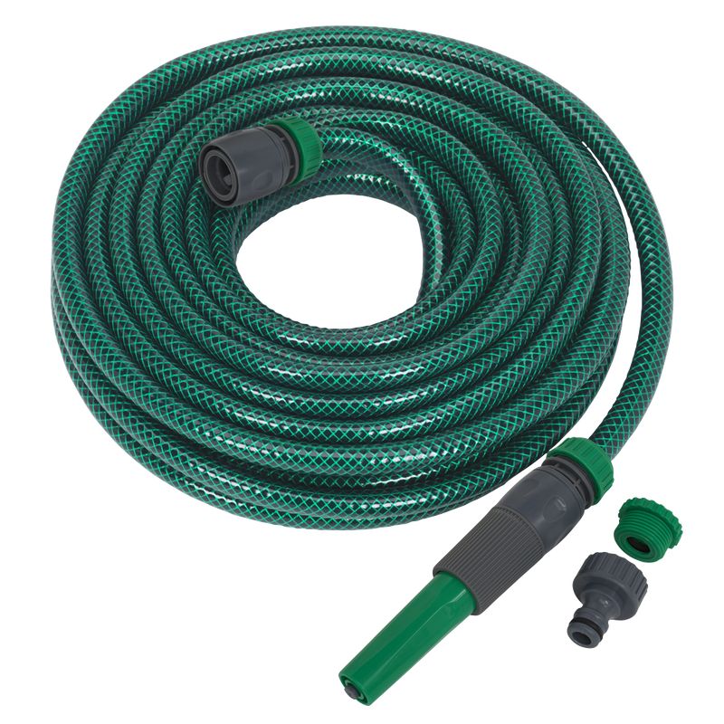Sealey GH15R/12 Water Hose 15m with Fittings