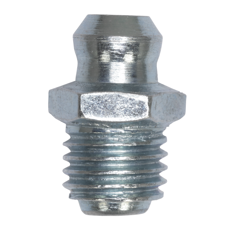 Sealey GNM21 Straight Grease Nipple 8 x 1.25mm - Pack of 25