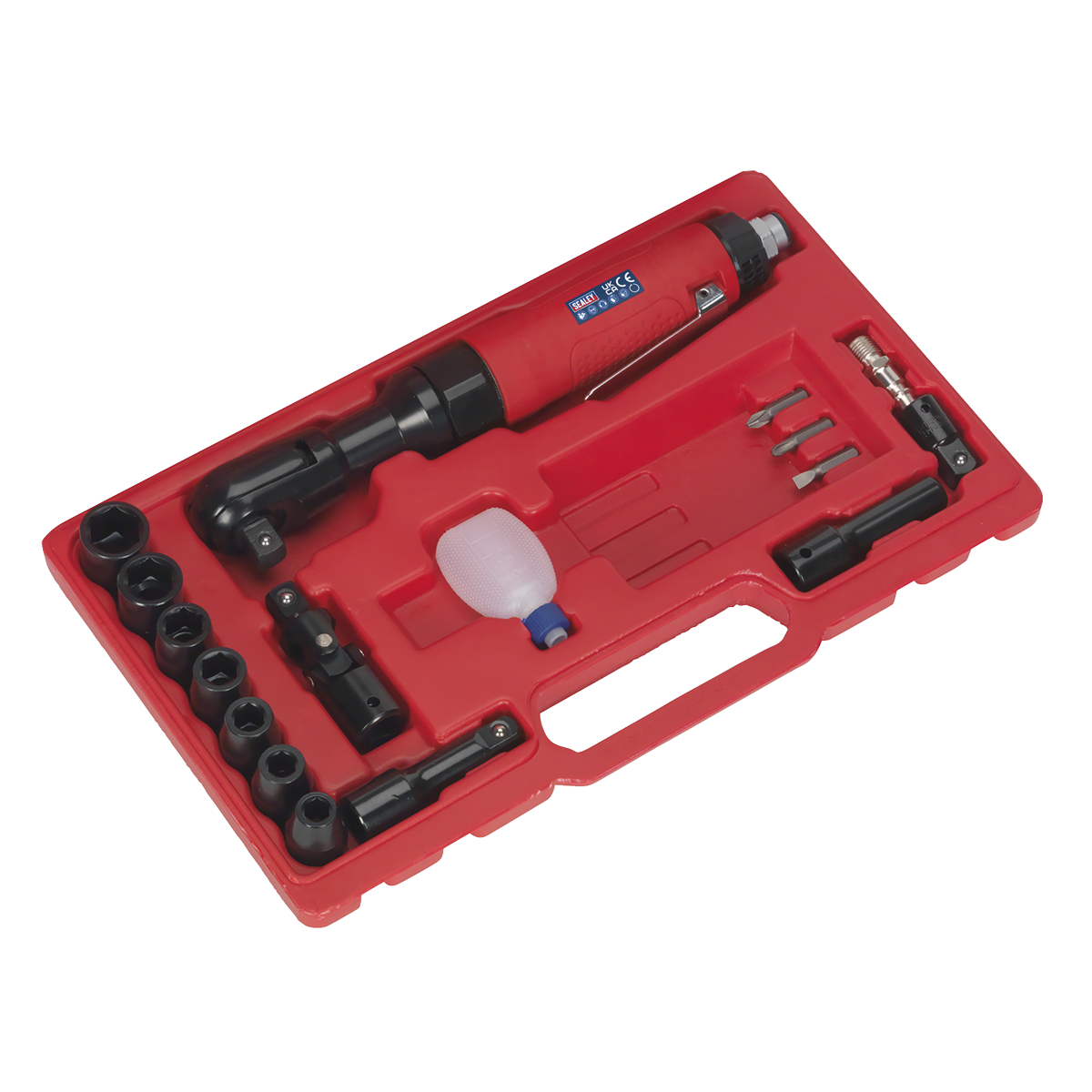 Sealey GSA21KIT Generation Air Ratchet Wrench Kit 1/2"Sq Drive - additional view 2