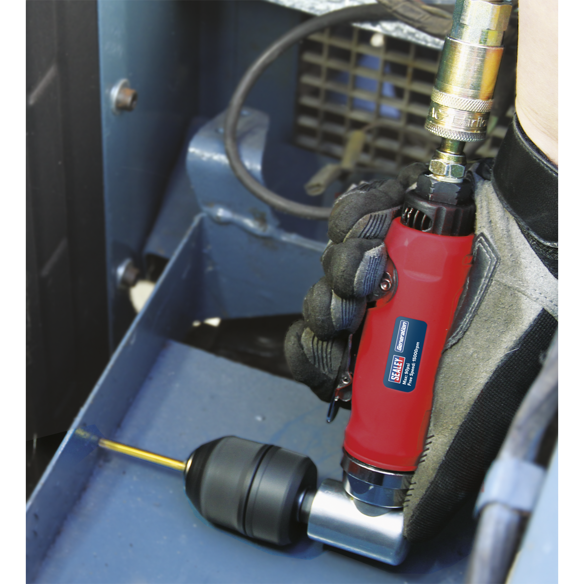 Sealey GSA231 Generation Air Angle Drill with Keyless Chuck 10mm - additional view 5