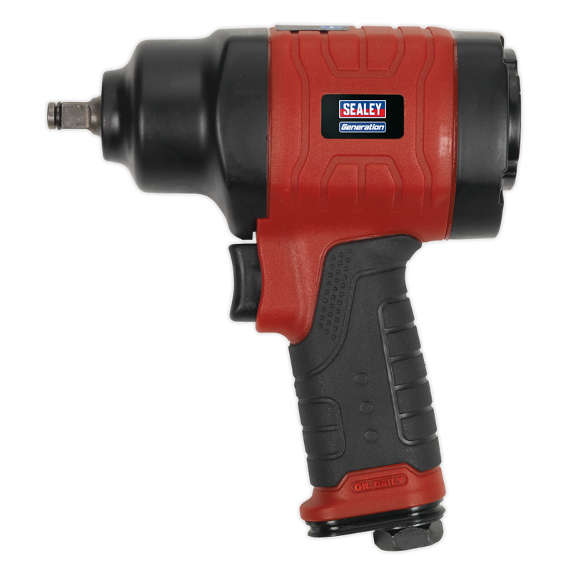 Sealey GSA6000 Generation Composite Twin Hammer Air Impact Wrench 3/8"Sq Drive - additional view 4