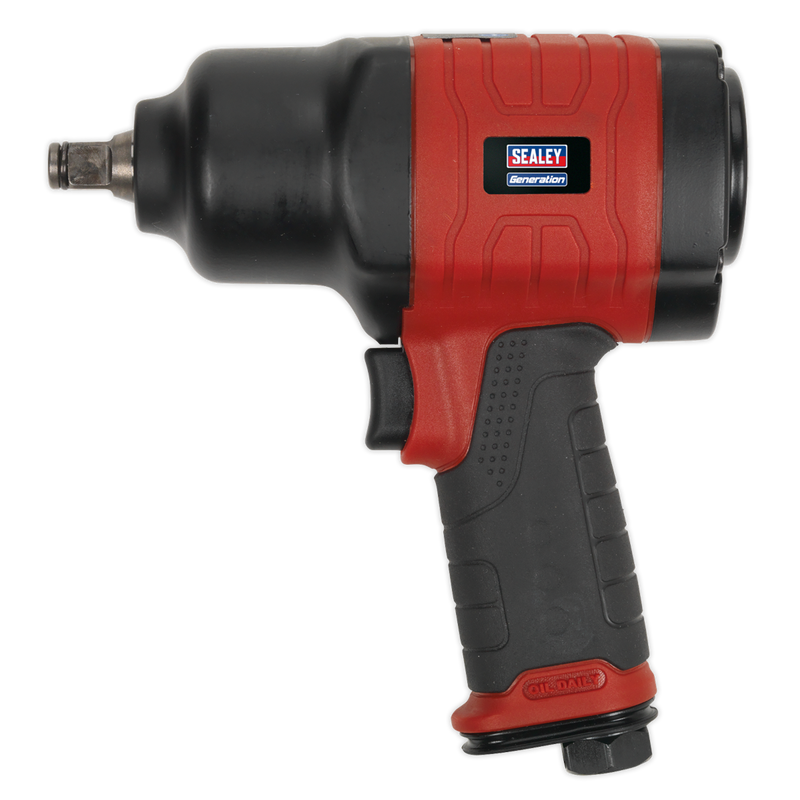 Sealey GSA6002 Generation Composite Twin Hammer Air Impact Wrench 1/2"Sq Drive - additional view 5