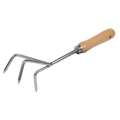 Sealey GTWH005 Premier Cultivator with Short Ash Handle & Stainless Steel Tines
