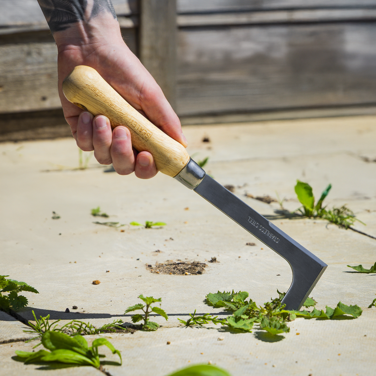 Sealey GTWH009 Premier Weeding Knife with Ash Handle & Stainless Steel Blade - additional view 7