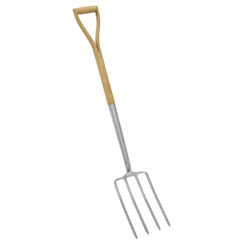 Sealey GTWH016 Premier Digging Fork with Ash Handle & Stainless Steel Tines - additional view 2