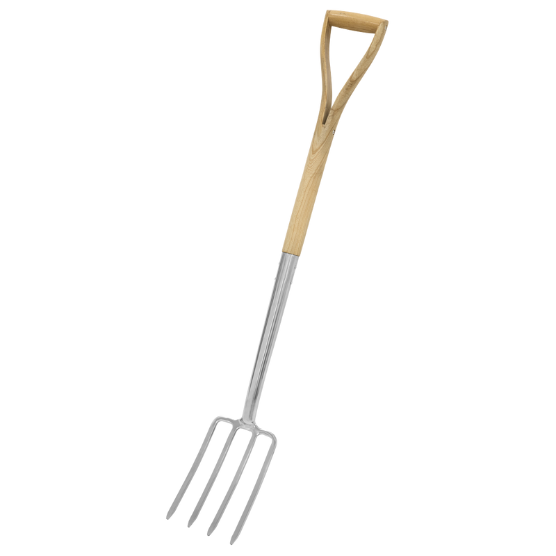 Sealey GTWH018 Premier Border Fork with Ash Handle & Stainless Steel Tines