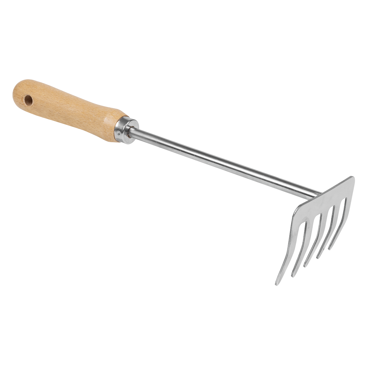 Sealey GTWH020 Premier Garden Hand Rake with Short Ash Handle & Stainless Steel Tines - additional view 2