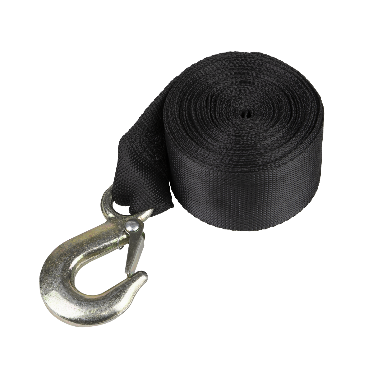 Sealey GWES12 Trailer Winch Strap with Forged Hook 50mm x 7m 810kg Breaking Strength