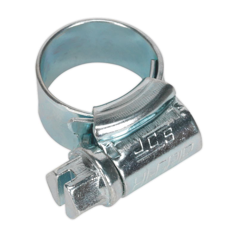 Sealey HCJ000 HI-GRIP® Zinc Plated Hose Clip 9.5-12mm - Pack of 30