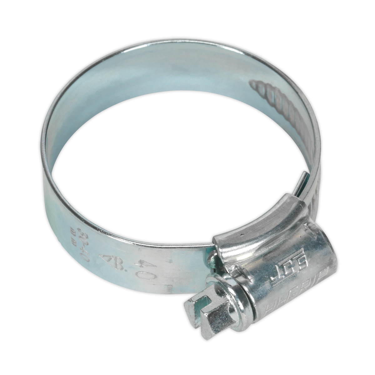 Sealey HCJ1X HI-GRIP® Zinc Plated Hose Clip 30-40mm - Pack of 20