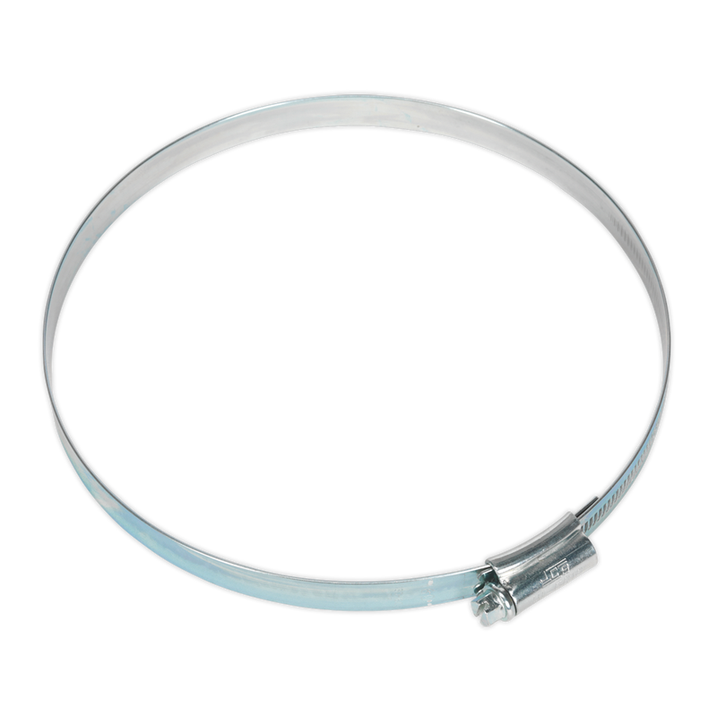 Sealey HCJ7 HI-GRIP® Zinc Plated Hose Clip 130-160mm - Pack of 10