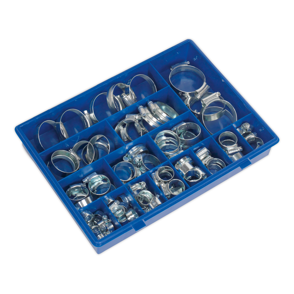Sealey HCJ85AC HI-GRIP® Zinc Plated Hose Clip Assortment 9.5-55mm 81pc - additional view 3